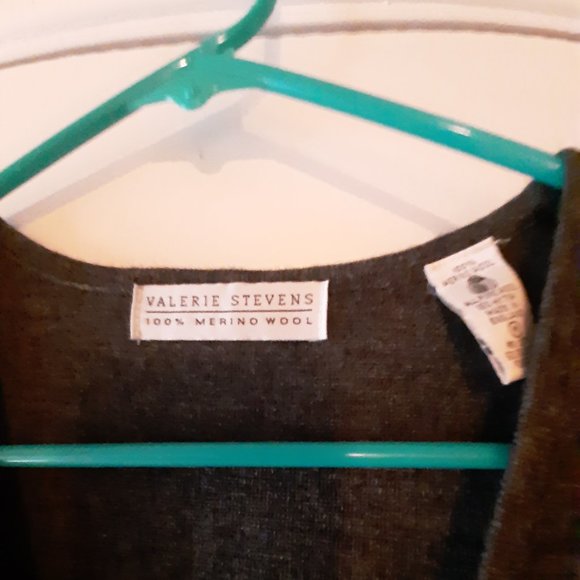 Grey Merino Wool Jumper - Picture 5 of 6